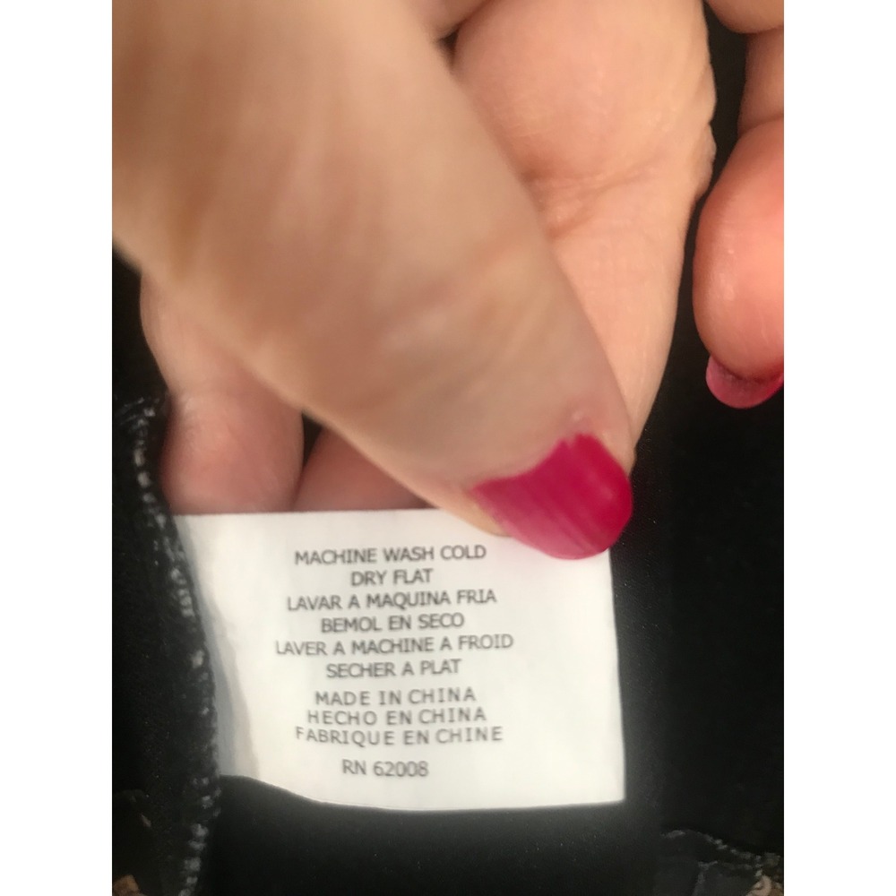 INSIGHT NEW YORK Black Floral Print Moto Jacket Blazer Womens Size 12 - Picture 9 of 9